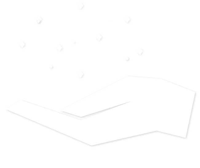 幸せのカケラを拾う手